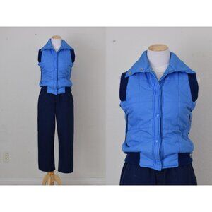 Vintage 80s Nylon Ski Vest‎ size S